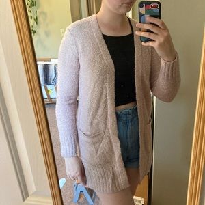 Dusty pink old navy cardigan small